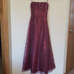 Morgan and Co. Burgundy Dress